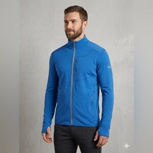 Icebreaker Merino GT Blue Performance Jacket Men’s Size Large